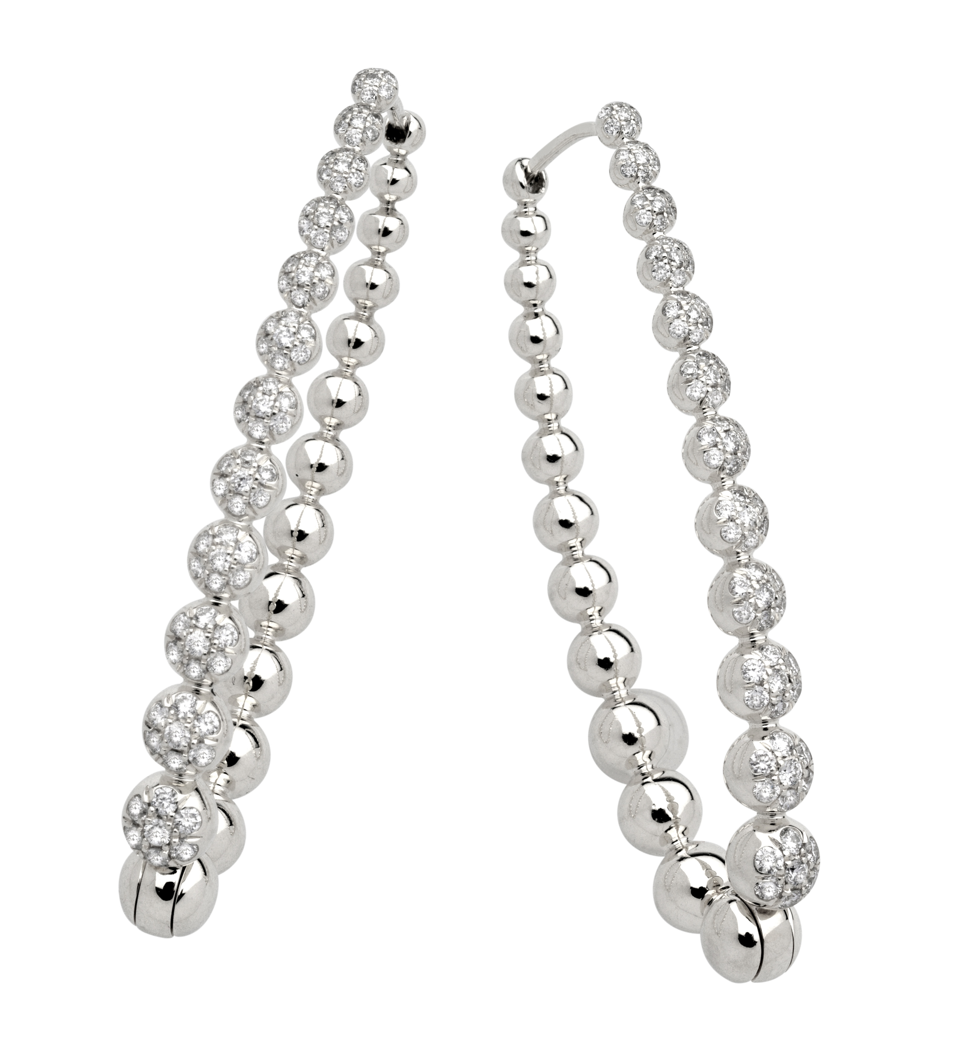  Z1736 Bubbles Oval Earrings 